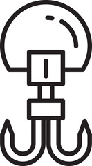 Winch and Hooks Icon