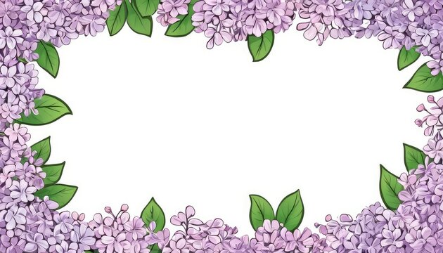 Embrace tranquility with our artistic lavender floral frame drawing. Customizable area invites your content, creating a serene ambiance