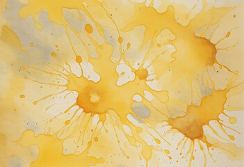 yellow watercolor stain bright colors