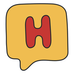 Premium download icon of hospital chat
