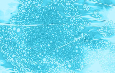 Lagoon Blue Abstract Creative Background Design