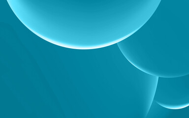 Lagoon Blue Abstract Creative Background Design