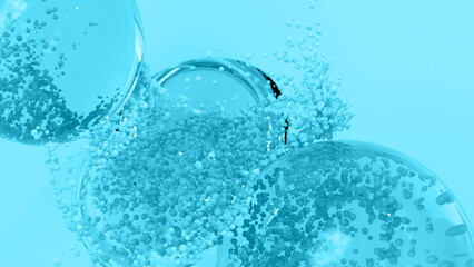 Lagoon Blue Abstract Creative Background Design