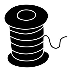 Premium design icon of thread cone

