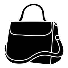 An icon design of handbag

