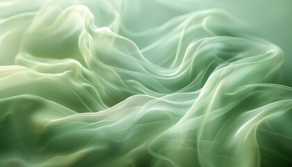 Obraz premium green satin background