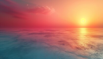 Obraz premium sunset over the sea