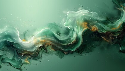 green swirl