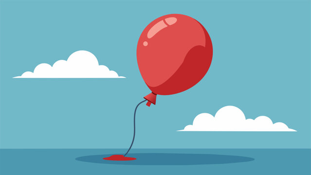 A picture of a balloon being inflated and deflated representing the highs and lows of attachment caused by consistent and inconsistent