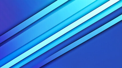 Blue flat design background with diagonal lines