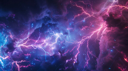 abstract electric background featuring lightning