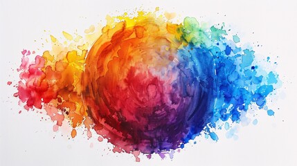 Vibrant Palette A Colorful Journey Through Art Generative AI