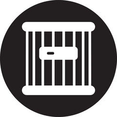 prison glyph icon