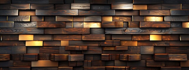 A Symphony of Wood The Art of Wood Wall Design Generative AI