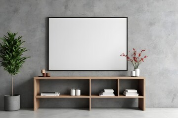 Mocap on the gray wall above the rack