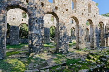 Fototapeta na wymiar Butrint National Archaeological Park in Albania. Unesco world heritage site.