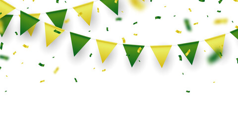 party flag background for celebration vector illustration