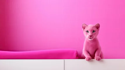 Fotobehang iconic pink panther © vectorwin