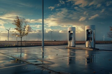 Renewable Energy Powered Electric Vehicle Charging Station