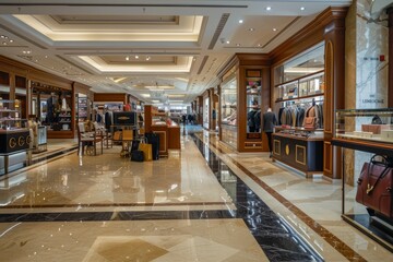 Exclusive Luxury Shopping with High-End Jewelry Displays