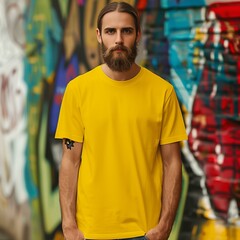 yellow tshirt, t-shirt