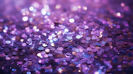holovibrant glitter background purple