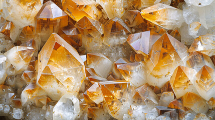 Crystal and mineral macro background, natures gemstone texture closeup