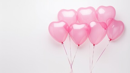 he pink heart balloons - Powered by Adobe