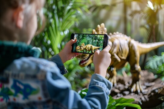 Interactive Learning with AR Dinosaurs
