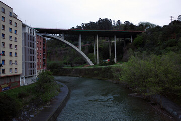 Concrete bridge in Bilbao - 777132931