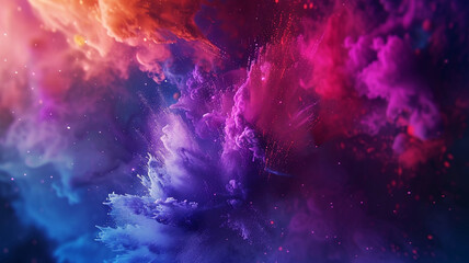 Vivid ultra 4k, 8k colorful background featuring a dynamic explosion of colors, 
