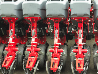 New agricultural seeder equipment, machinery for spring works