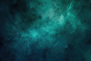 Fototapeta na wymiar Abstract black blue green gradient background with space for design.