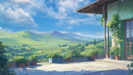 mountain village in the mountains