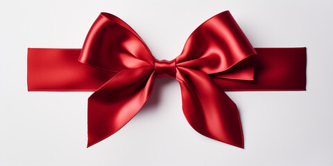 geometric pattern, crimson coloured ribbon bow сreated with Generative Ai