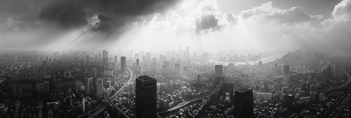 Urban Skyline The Concept of Cityscape Generative AI