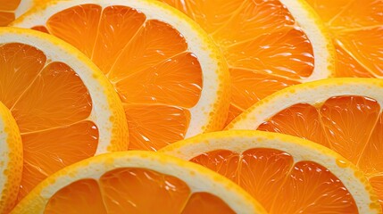 slice macro orange fruit