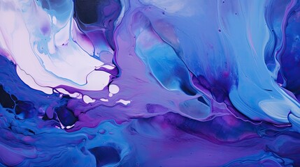 painting purple and blue