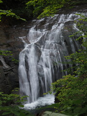 Banjiri Hakusen Falls, Eniwa City, Hokkaido