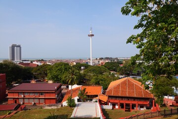 Malacca city skyline in Malaysia - 777159727