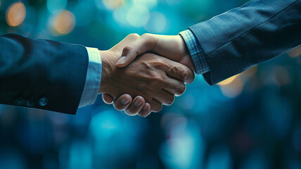 Businessmen shaking hand