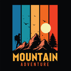 campfire Hiking quotes outdoor adventure camping shirt design vector template, mountain travel adventure retro vintage style typography and vector t-shirt,
