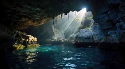 sunlight blue grotto