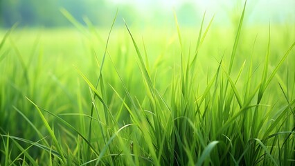 colorful green grass field for background