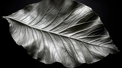 unique silver leaf texture