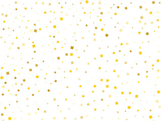 Gold Paper Squares Confetti