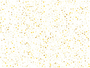 Gender Neutral Golden Rectangular Confetti
