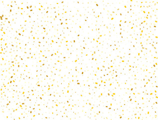 Gender Neutral Golden Rectangular Confetti