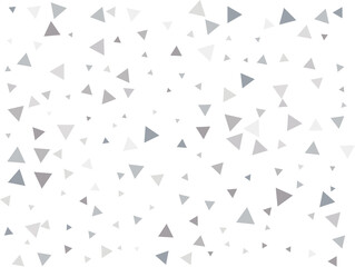 Silver Triangular Confetti