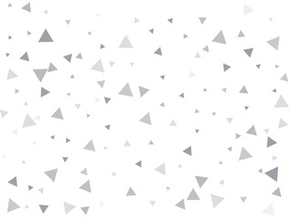 Silver Triangular Confetti